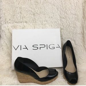 Via spiga NWT pep toe wedges 8M @betsy031799